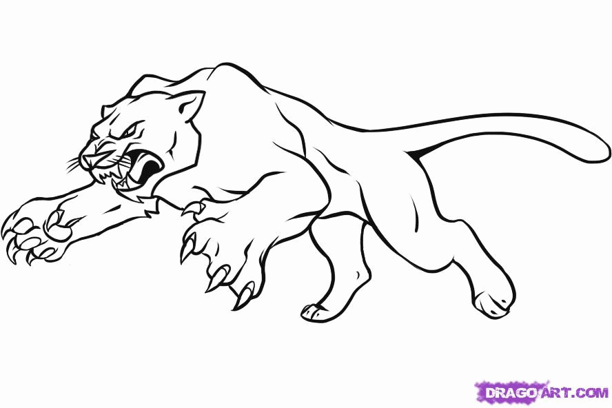 Best Of Black Panther Coloring Pages For Kids | Sugar And ...