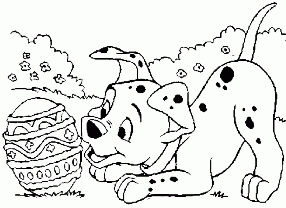 dalmatian coloring pages add the spots - photo #34