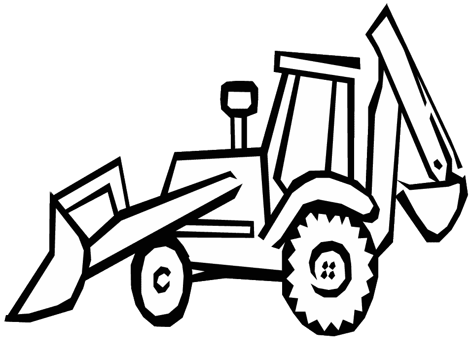 Construction Equipment Coloring Pages | Clipart Panda - Free 
