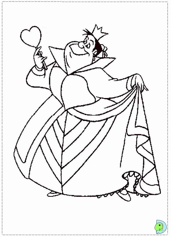 Alice Wonderland Coloring Pages - Coloring Home