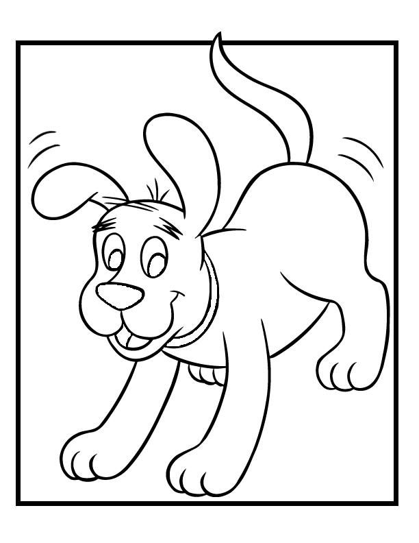 Clifford the Big Red Dog Coloring Pages