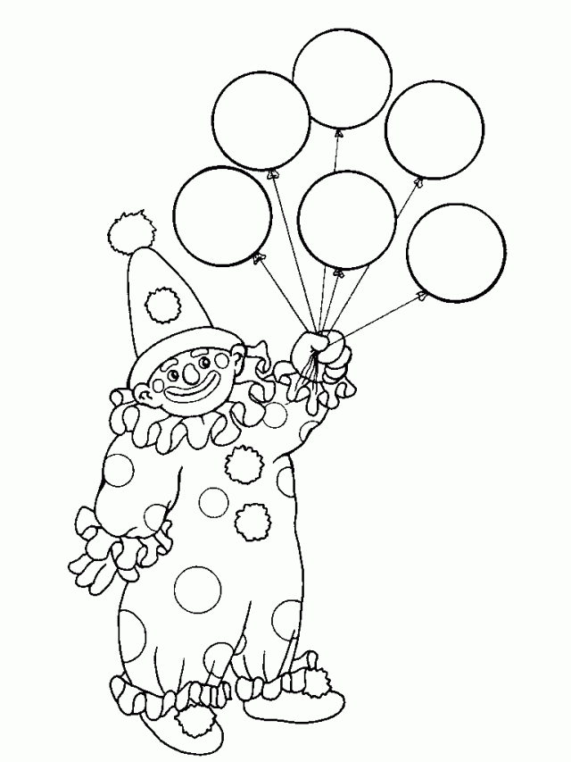 Free Printable Clown Coloring Pages For Kids 130079 Clown Coloring 
