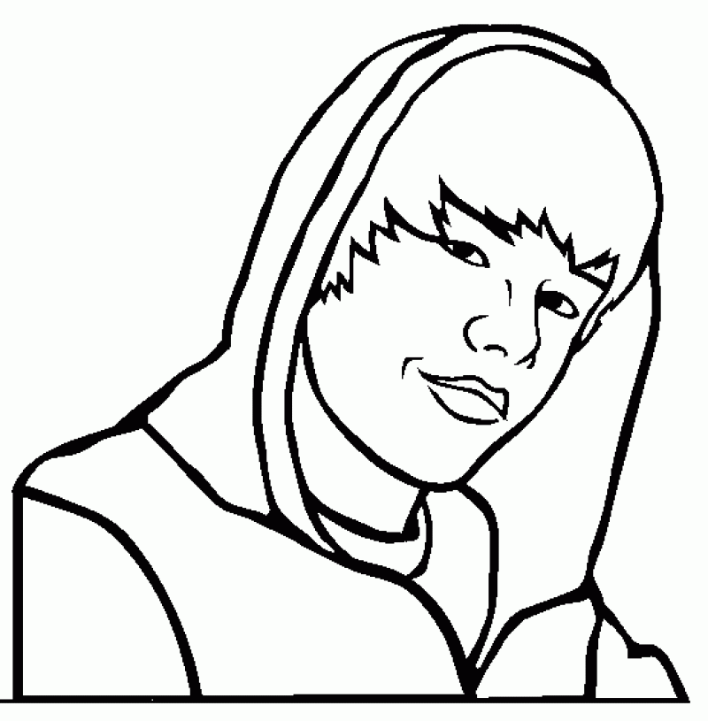 Justin Bieber Coloring Pages Print - HD Printable Coloring Pages