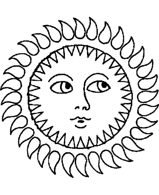 Coloring Pages Sun | Alfa Coloring PagesAlfa Coloring Pages