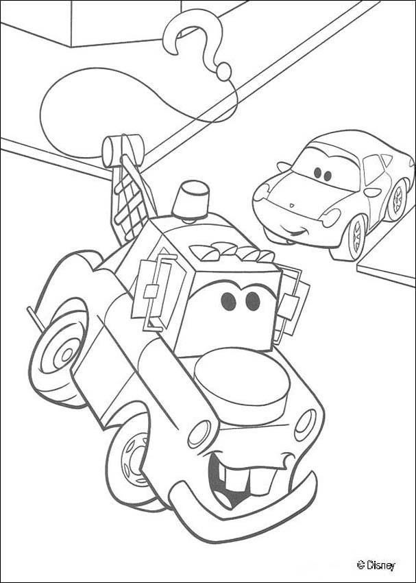 Coloring Pages Cars Trucks Home Truck Mater Street