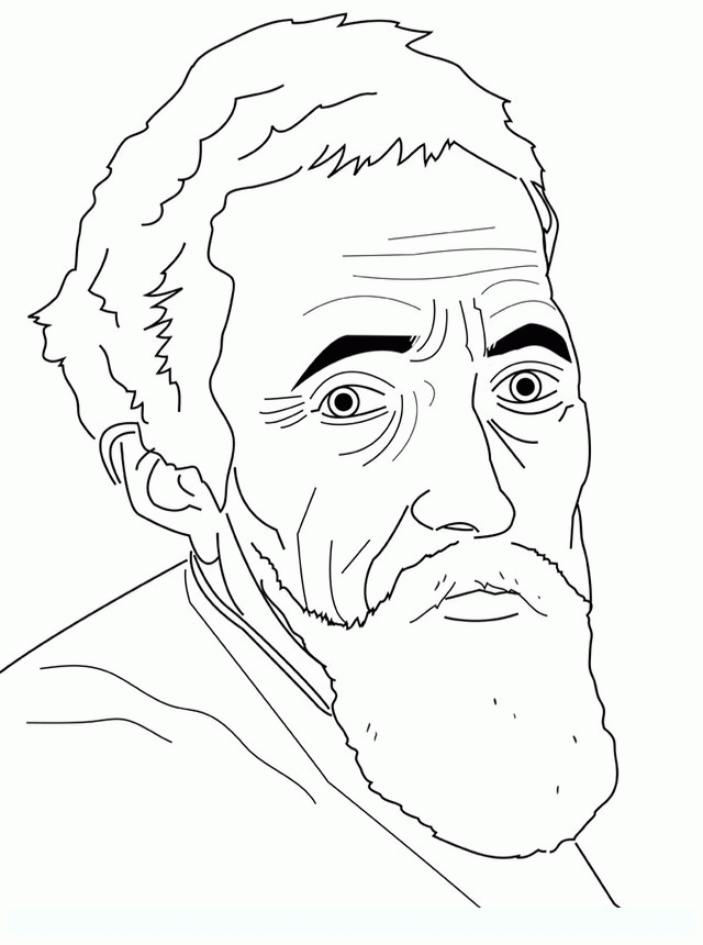Michelangelo Coloring Pages | Coloring Sheets