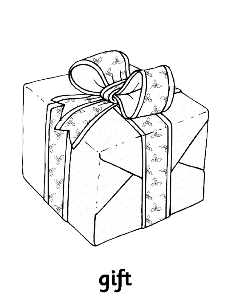Download Gift Free Printable Coloring Pages Christmas Or Print 