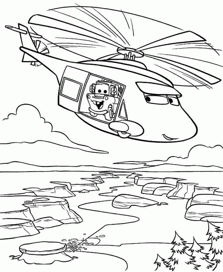 Helicopter Coloring Pages For Kids Coloring Home