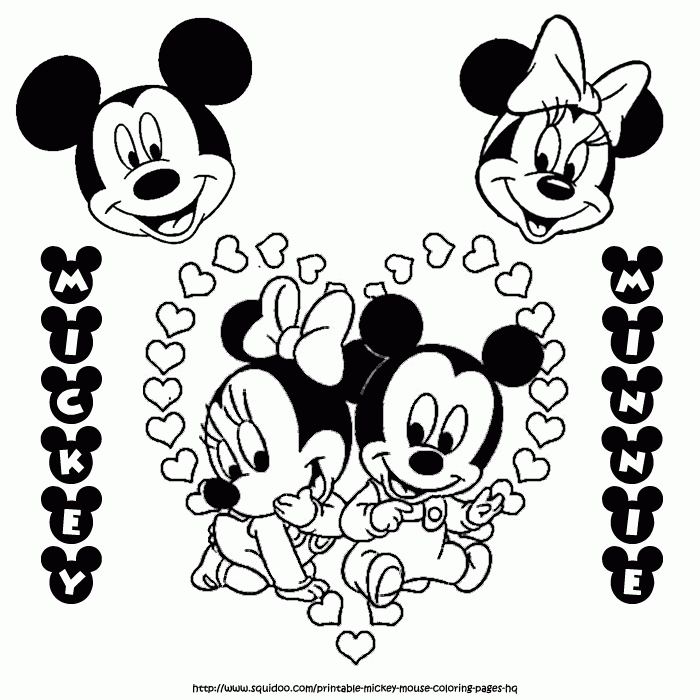 Mickey Mouse Head Coloring Pages - Coloring Home