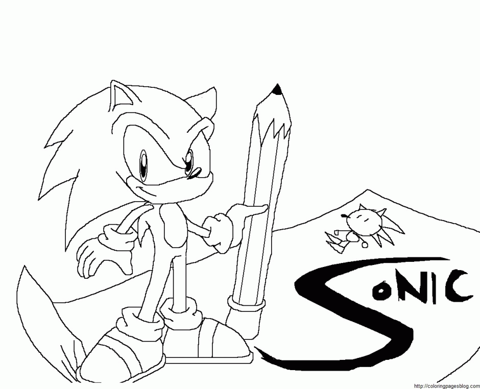 Sonic Free Riders Colouring Pictures 67709 Sonic Riders Coloring Pages
