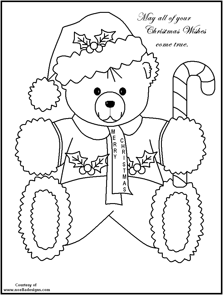 FREE Printable Christmas Coloring Pages - Fun for all ages
