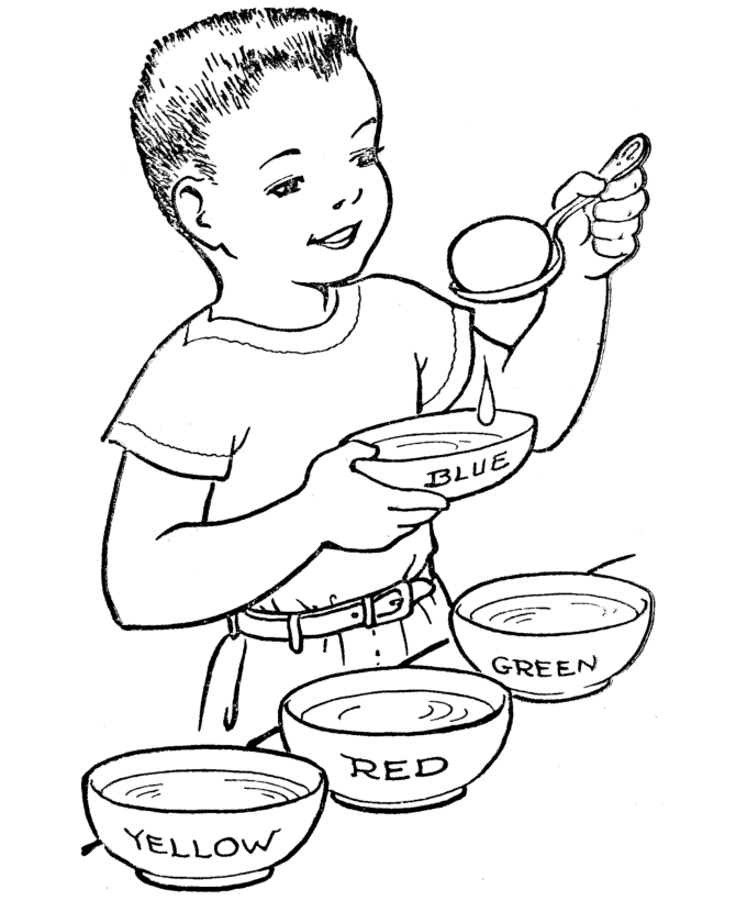 Preschool Easter Coloring Pages - Coloring Home