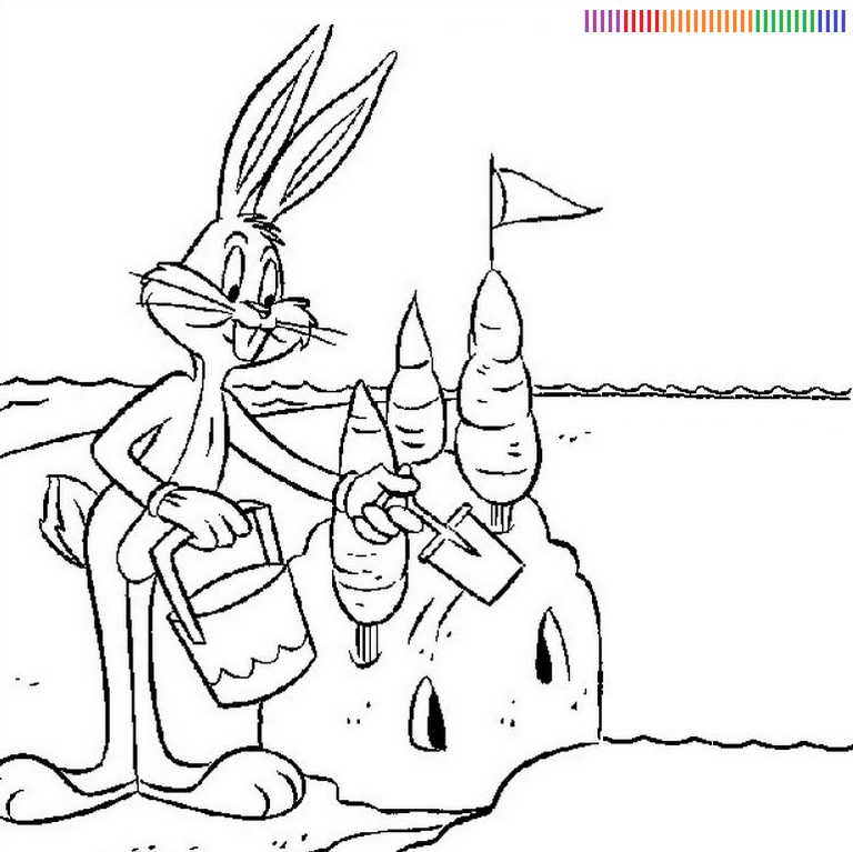 bugs bunny baby coloring pages
