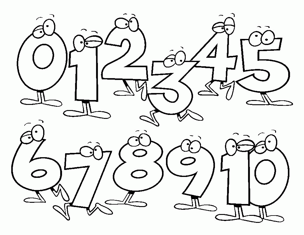Coloring Pages With Numbers - Coloring Home