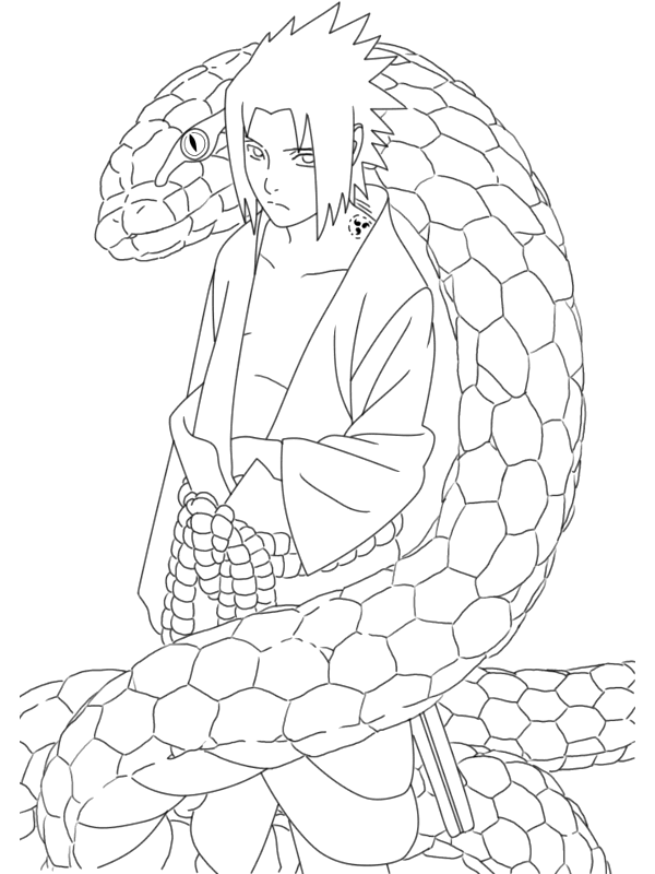 Printable Sasuke Coloring Pages Kids Colouring Pages 175697 
