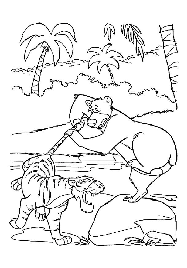 Coloring Page - Junglebook coloring pages 16