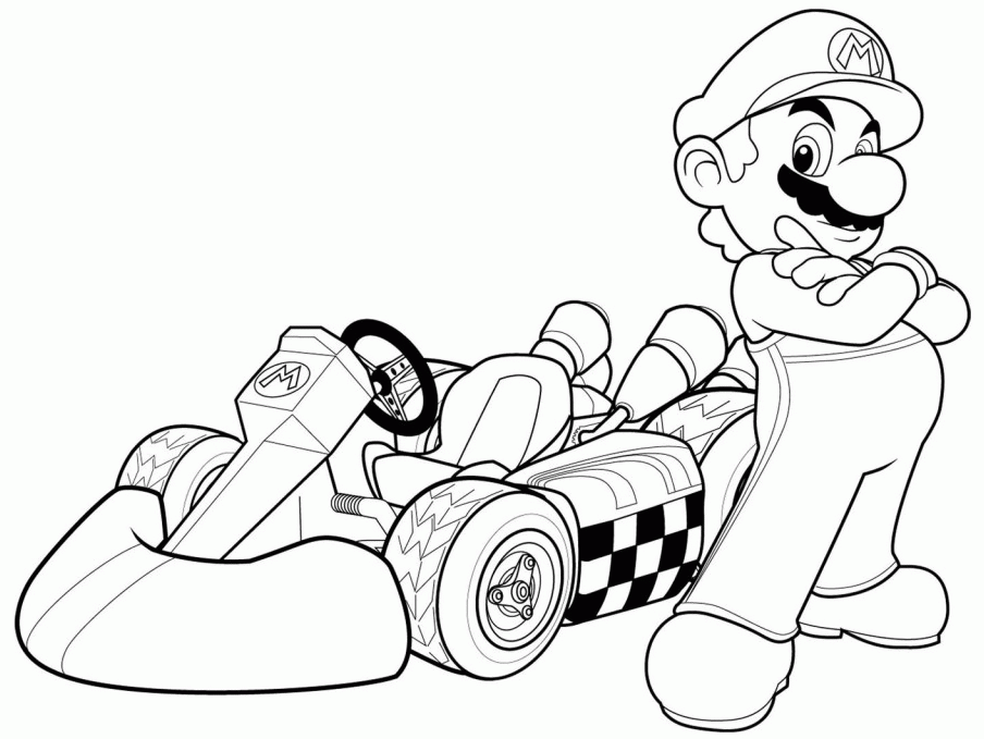 Mario Kart Coloring 8 450563