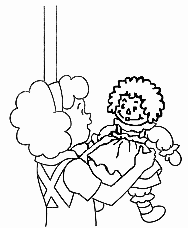 ragedy Ann Colouring Pages