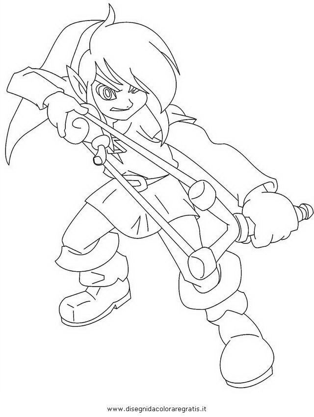 Toon Link Coloring Pages - Coloring Home