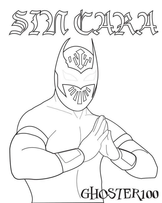 Simple Wrestling Wwe Coloring Pages Wwe Smackdown Spoilers Idea 