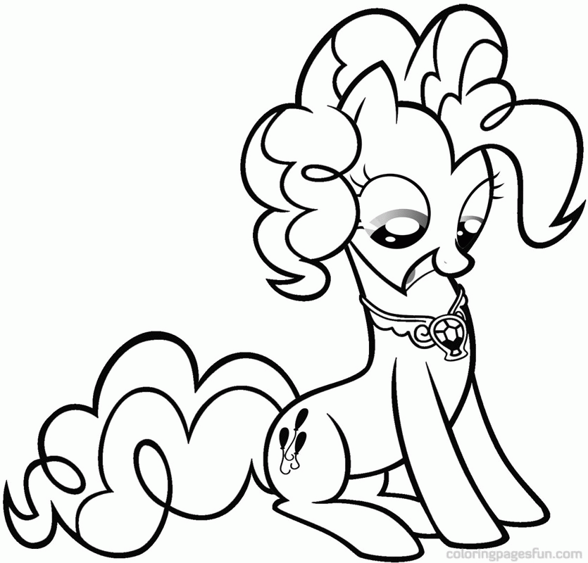 My Little Pony Pinkie Pie Coloring Pages - Coloring Home
