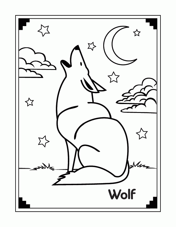 celebrity image gallery: coloring pages wolf