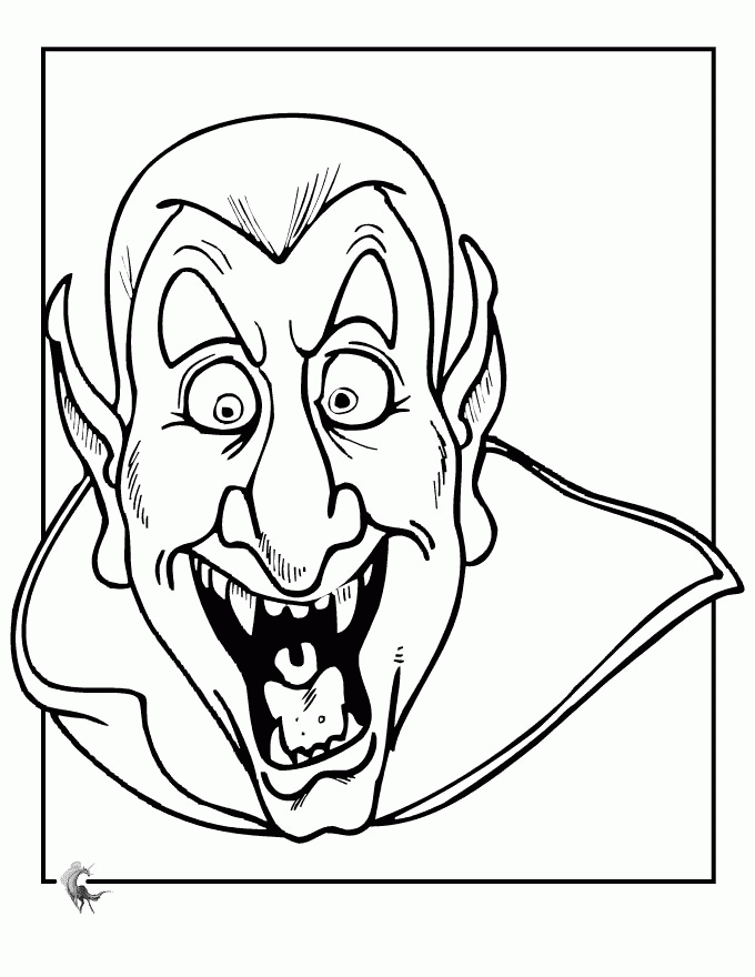 Creepy Coloring Pages - Coloring Home