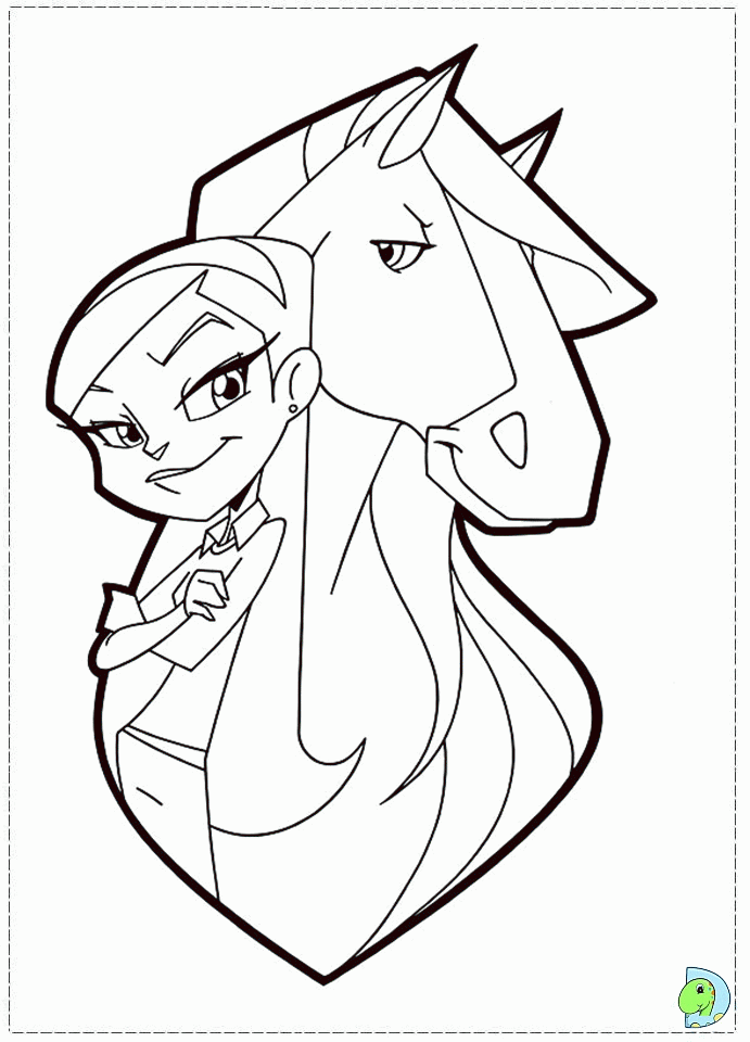 Horseland Coloring Pages - Coloring Home