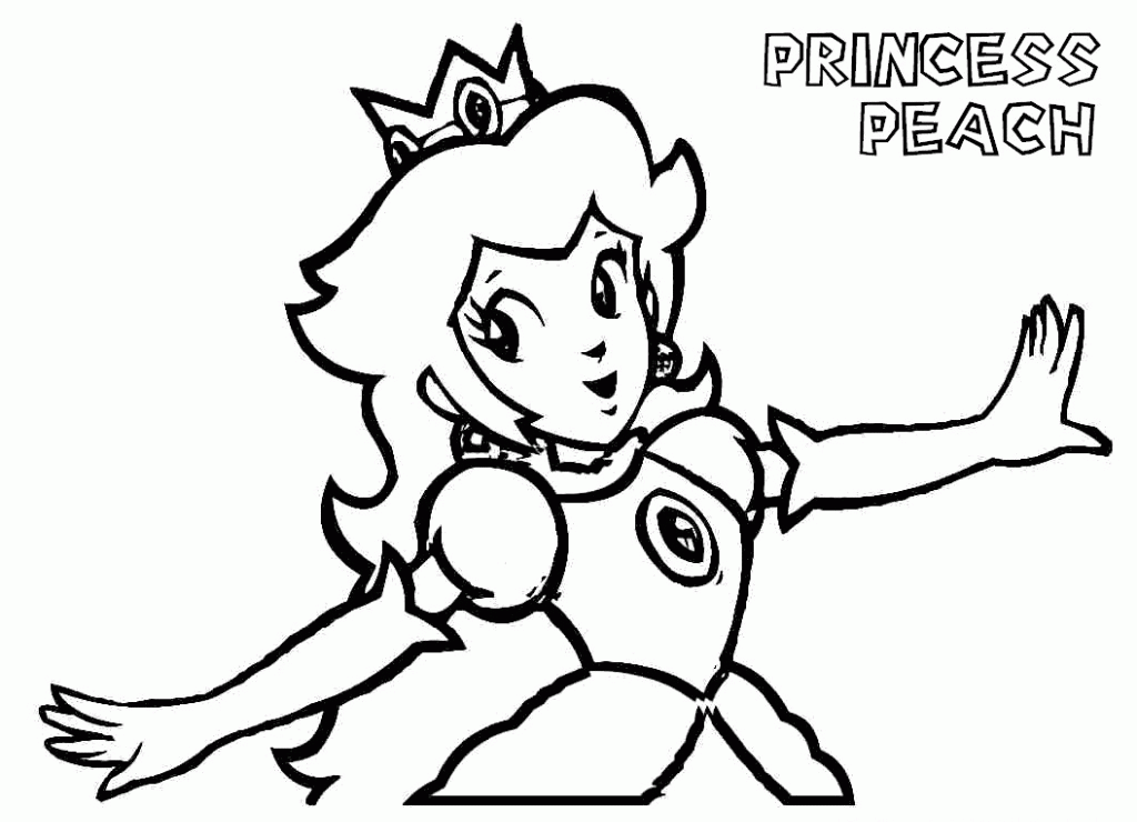 Beautiful Princess Peach And Daisy Coloring Pages Wallpaper 
