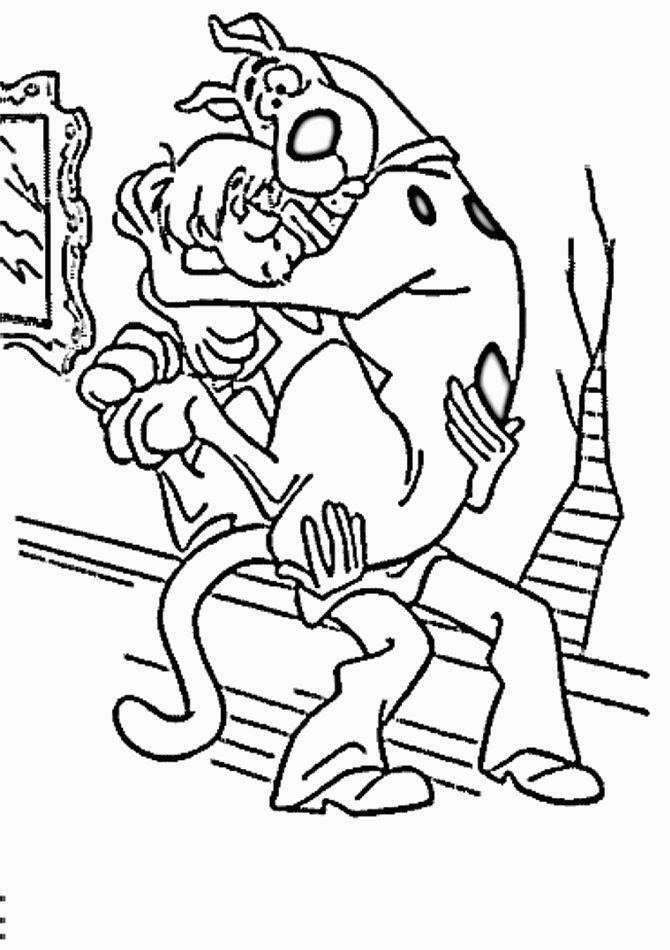 Scooby Doo Colouring | Cartoon Coloring Pages