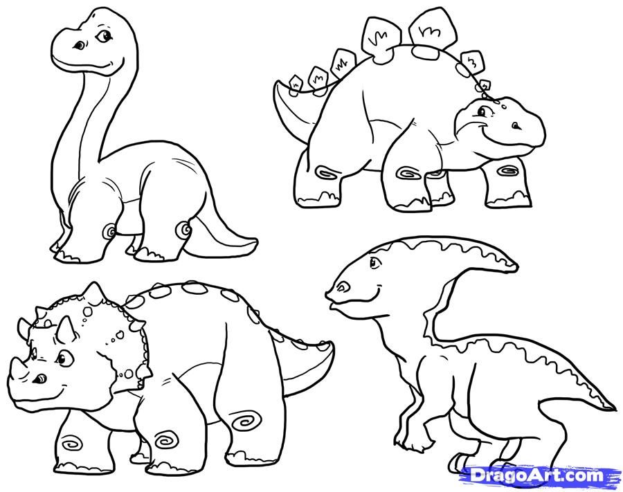 Cute Dino Coloring Pages   Coloring Home