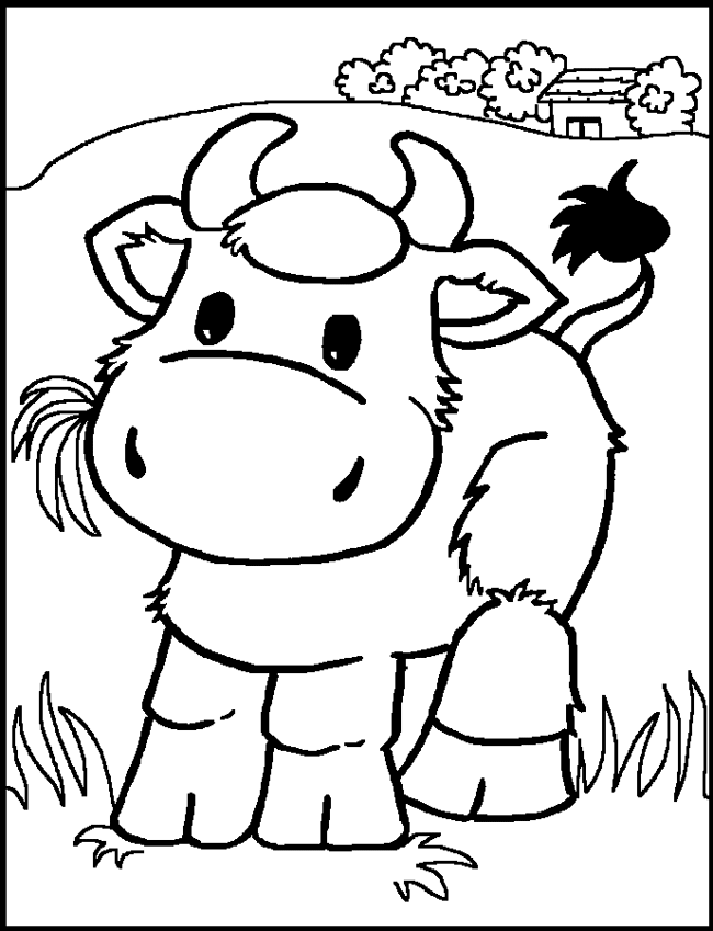 Coloring Pages Of Cows 442 | Free Printable Coloring Pages