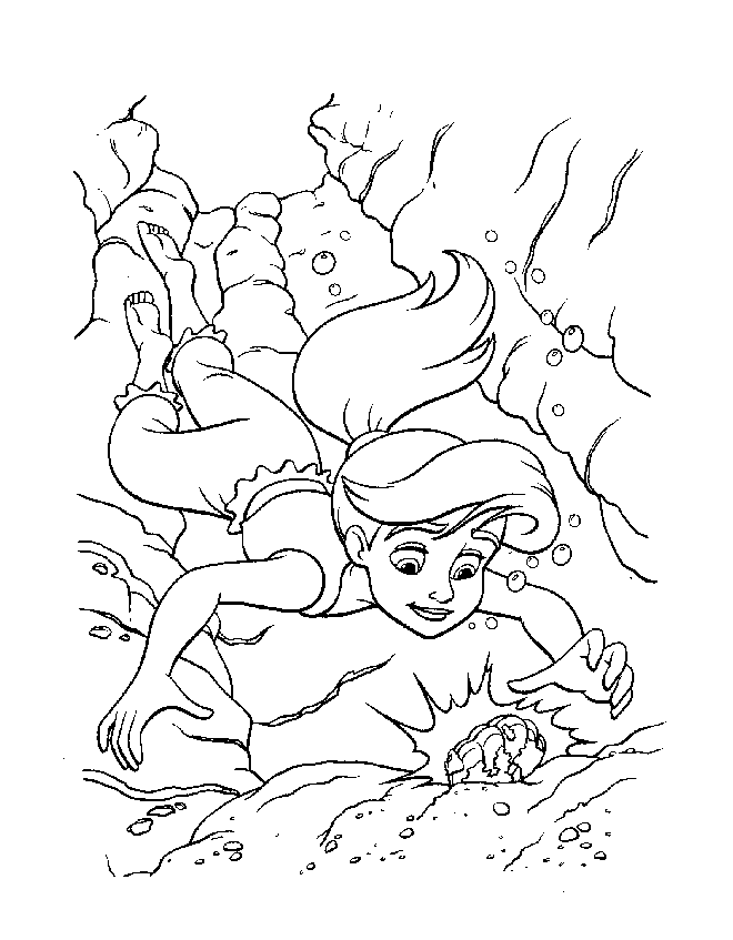 The Little Mermaid 2 Return To The Sea Coloring Pages