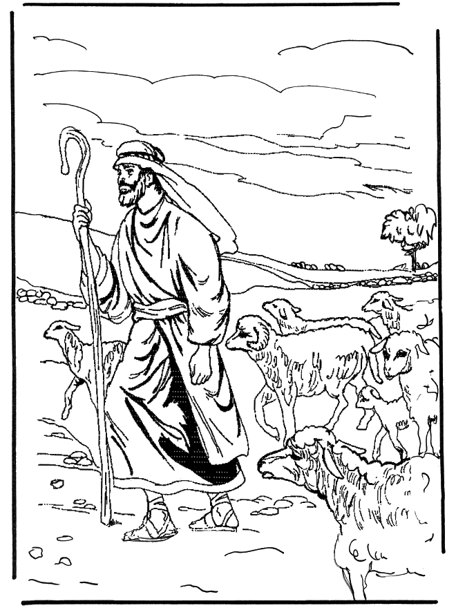Good Shepherd Coloring Pages Free - Coloring Home