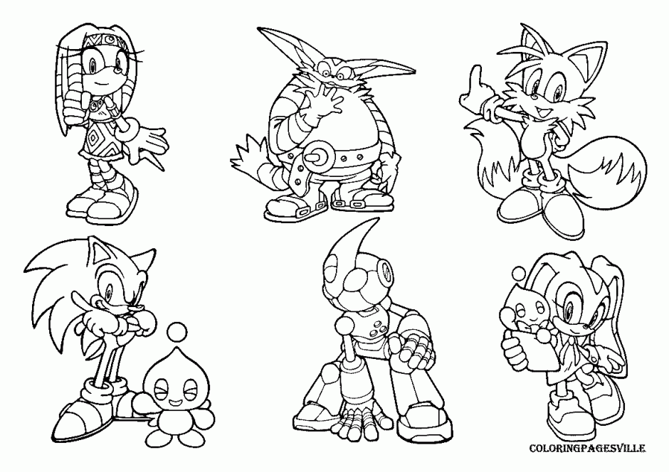 Metal Sonic Coloring Pages - Coloring Home