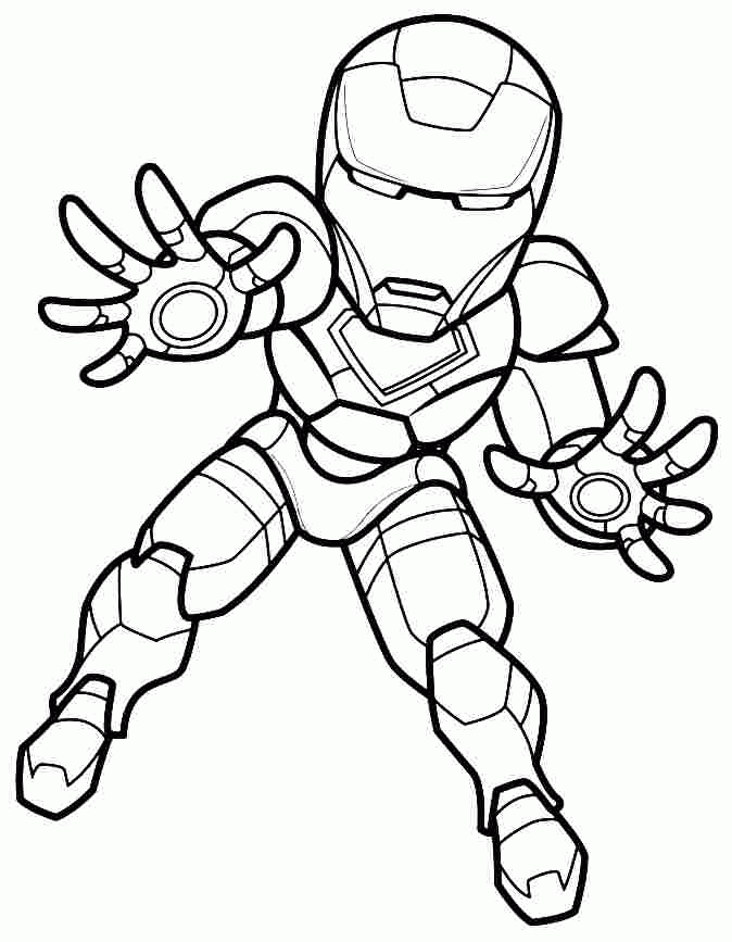 Superhero Iron Man Colouring Pages Printable For Kids 22733# - Coloring