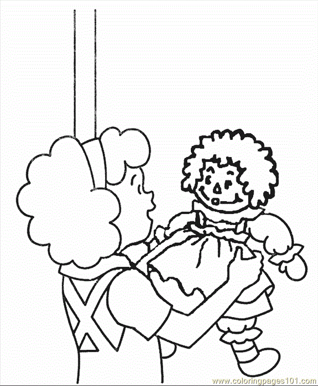 raggedy and andy printable coloring pages - photo #44