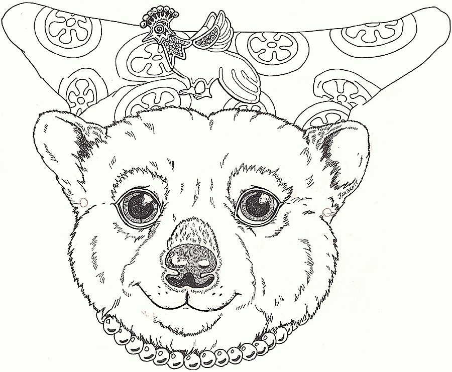 jan brett coloring pages the hat - photo #17