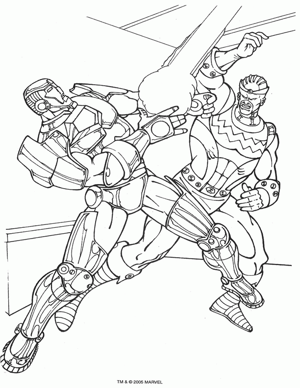 Iron Man 2 Coloring Pages For Kids - Coloring Home