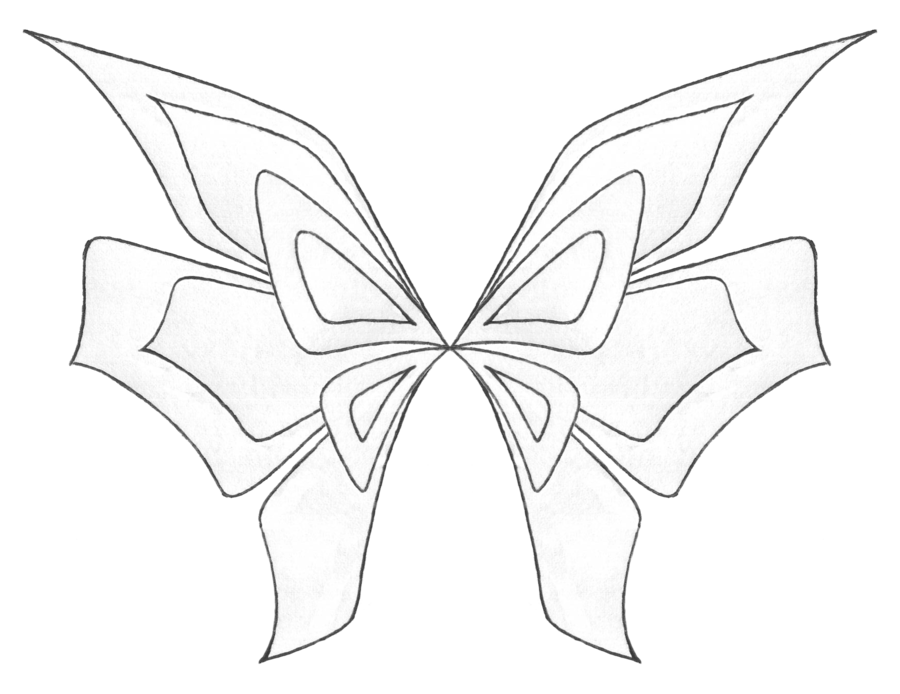 Tecna Mythix Wings - BW by an81angel on deviantART