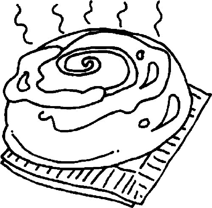 Steamed Bun Hot - Food Coloring Pages : Coloring Pages for Kids 