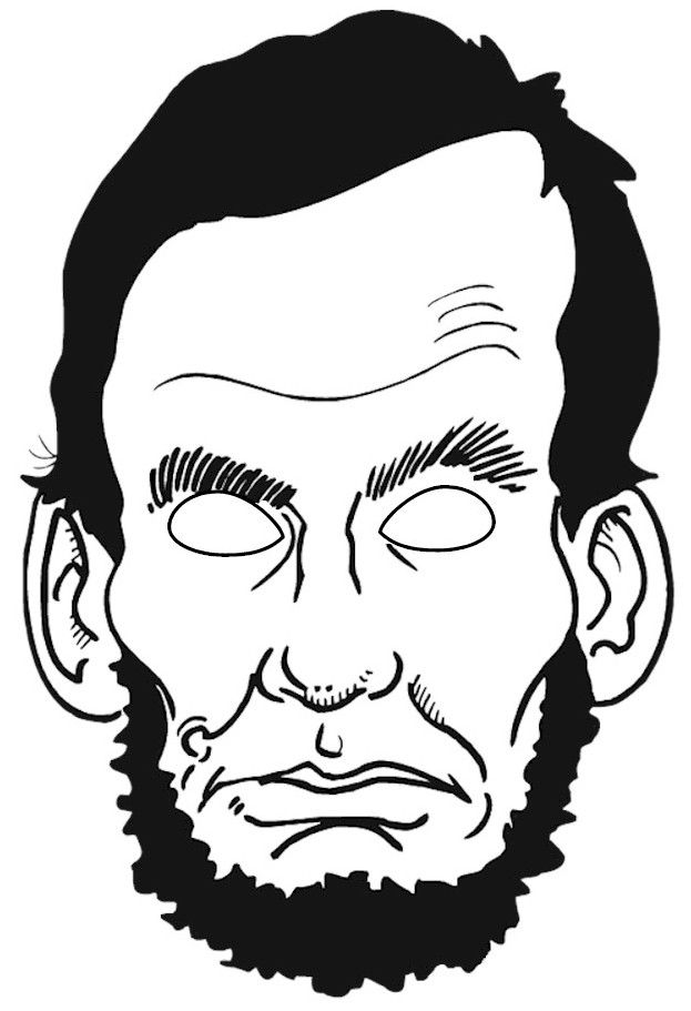 Abraham Lincoln Coloring Page Coloring Home