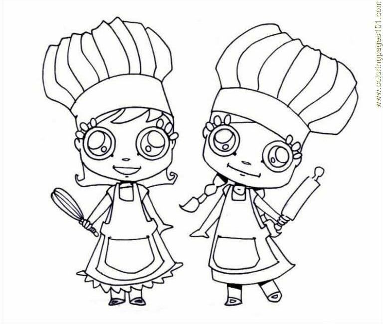 Coloring Pages Cooking (8) (Food & Fruits > Others) - free 