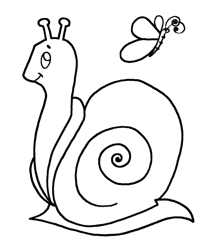 Easy Coloring Pages For Kids - Coloring Home