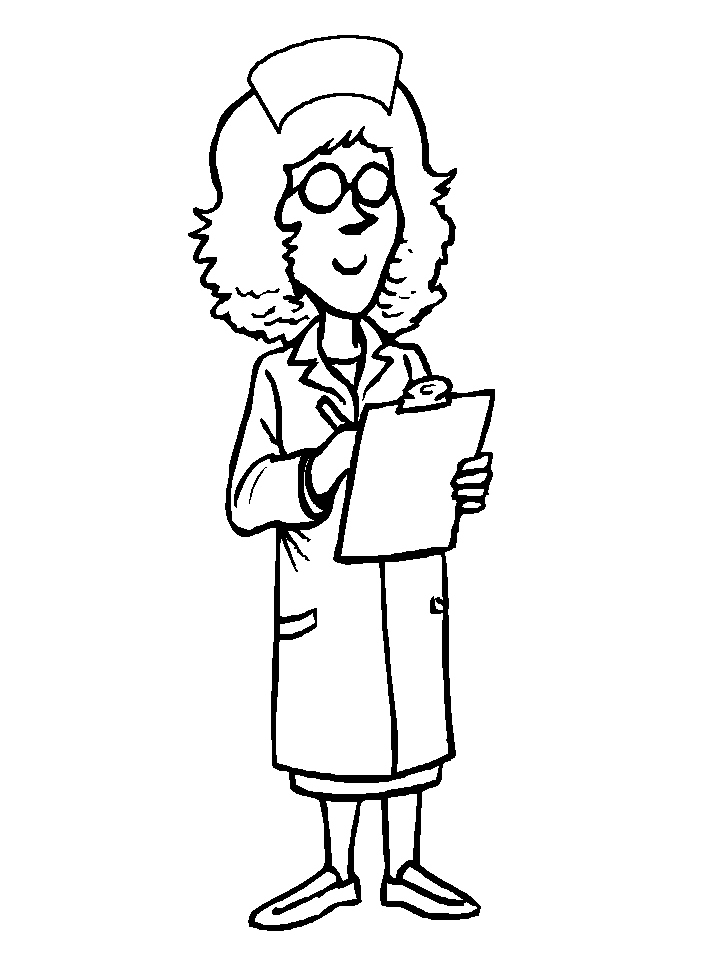 School Nurse Coloring Pages Images & Pictures - Becuo