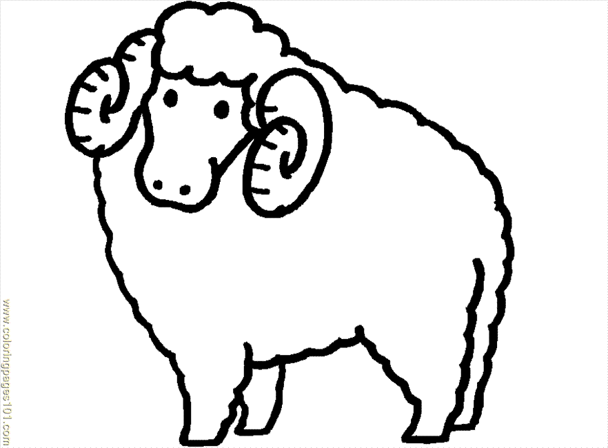 Sheep Coloring Pages To Print - Coloring Home