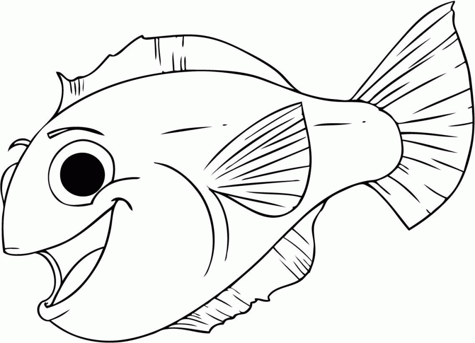 Fish Coloring Pages To Print Coloring Picture HD For Kids 98002 