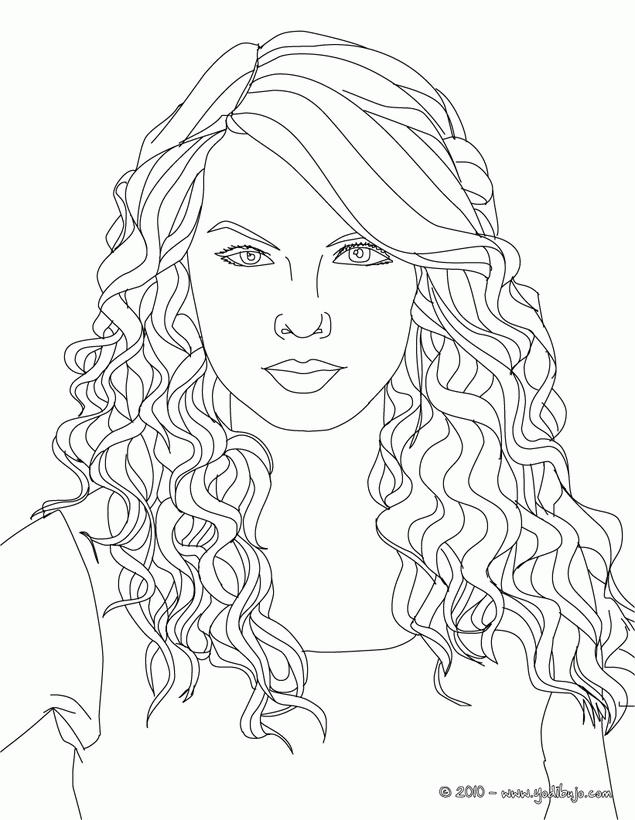 Taylor Swift Printable Coloring Pages Coloring Home