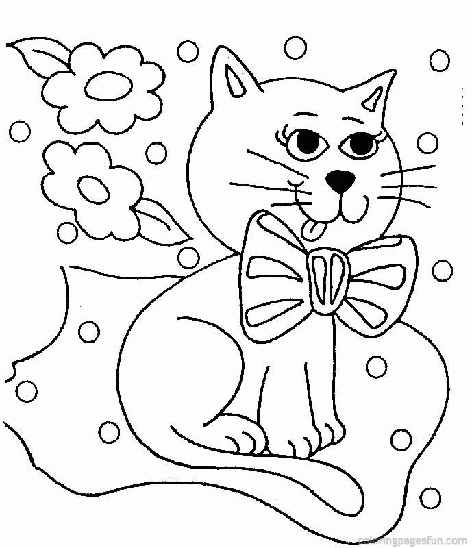 Cats and Kitten Coloring Pages 20 | Free Printable Coloring Pages 