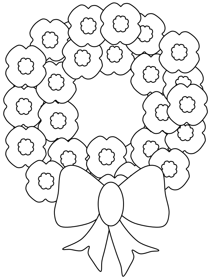 Remembrance Day Coloring Pages Veterans Pdf